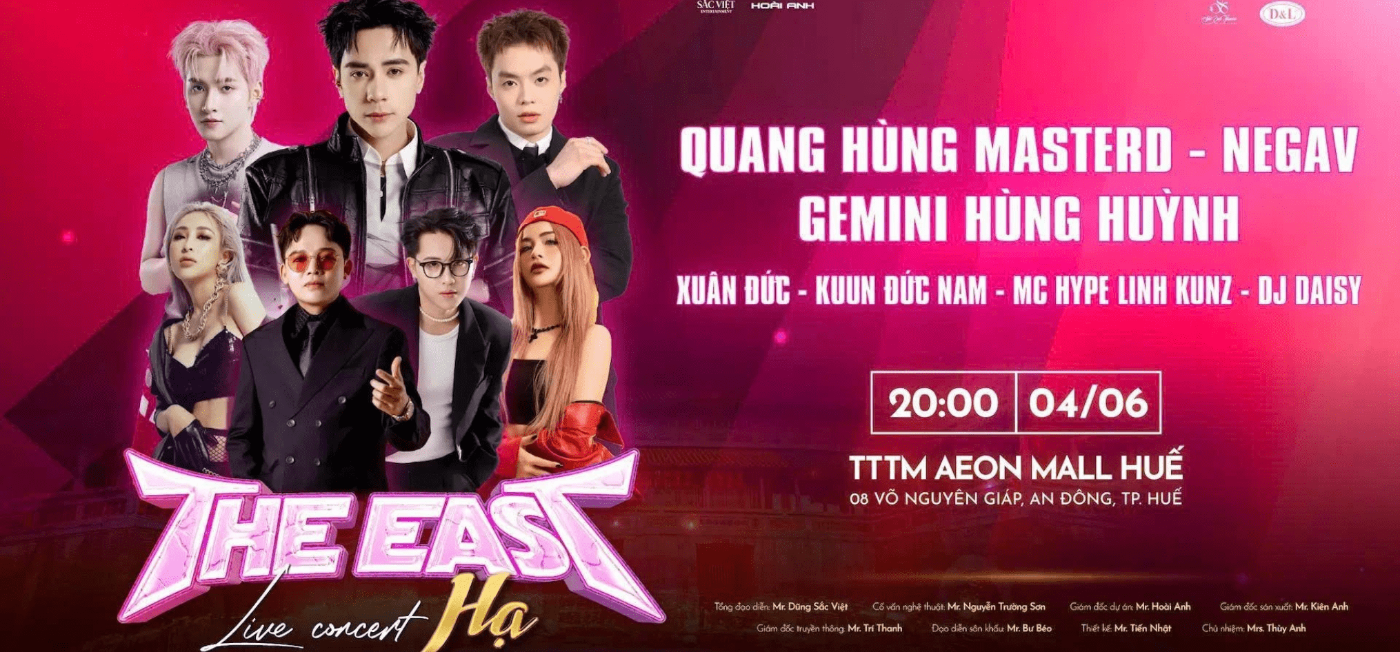 The East Live Concert Hạ -  Đại tiệc âm nhạc hiện đại giữa lòng Cố đô Huế