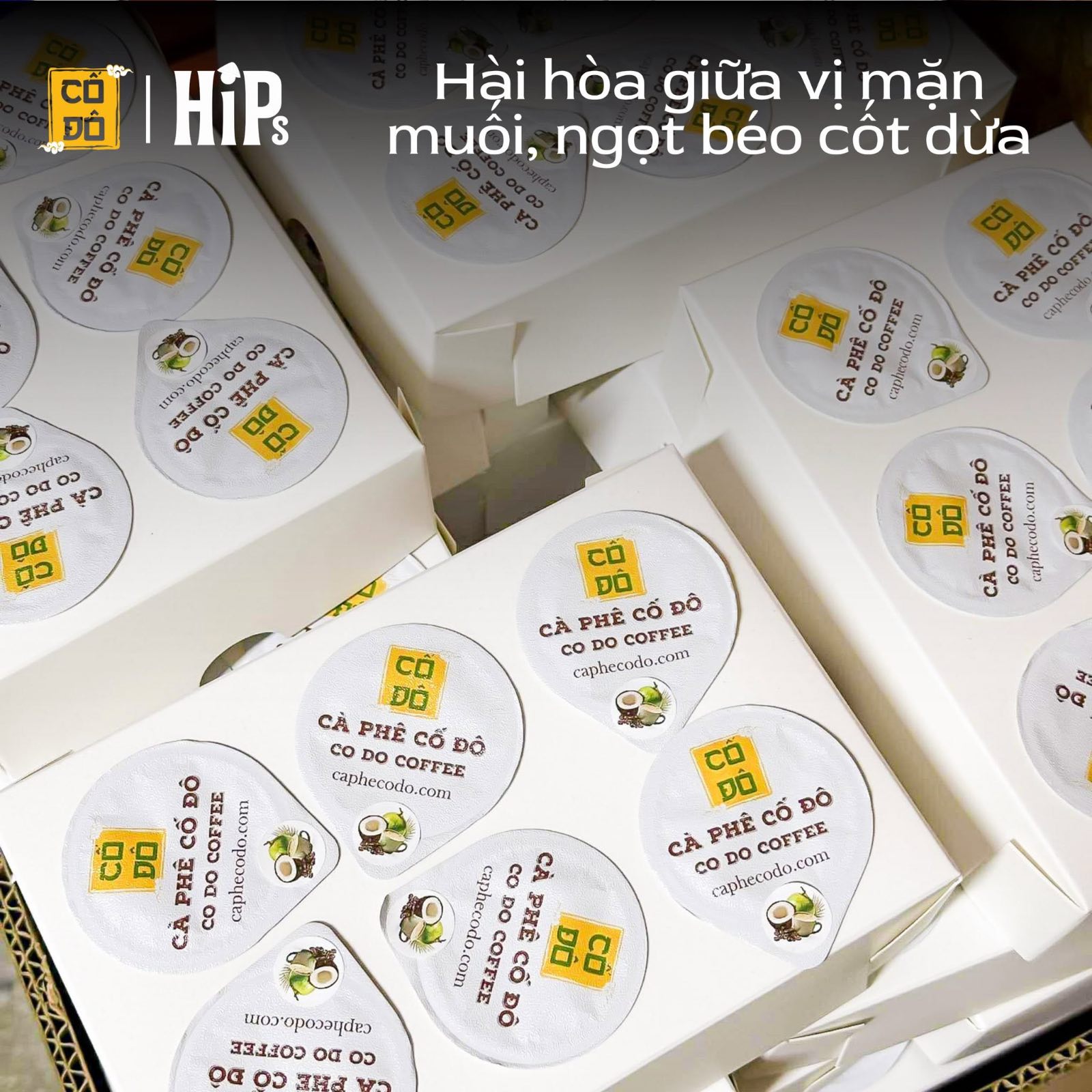 Instant Salted Coffee - Box of 6 Cups