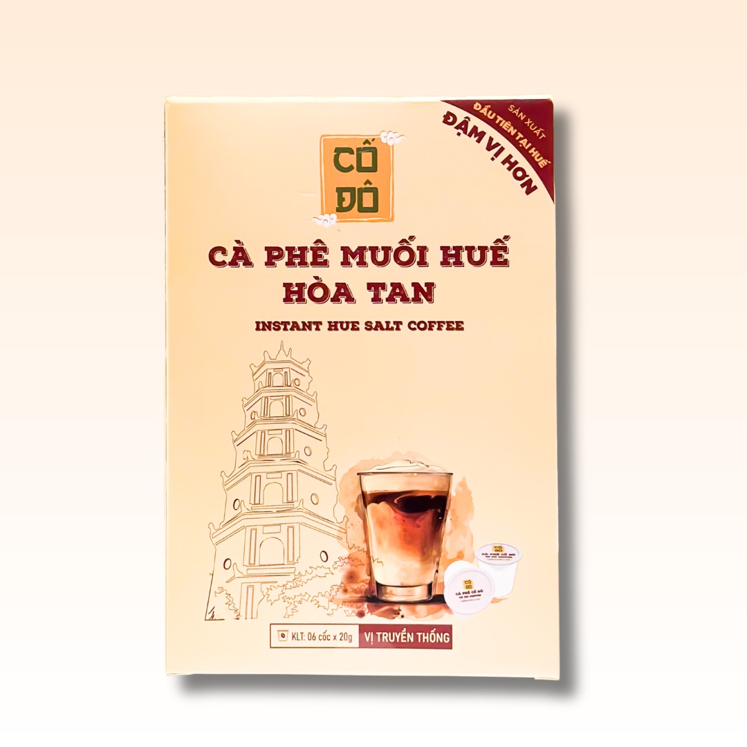 Instant Salted Coffee - Box of 6 Cups
