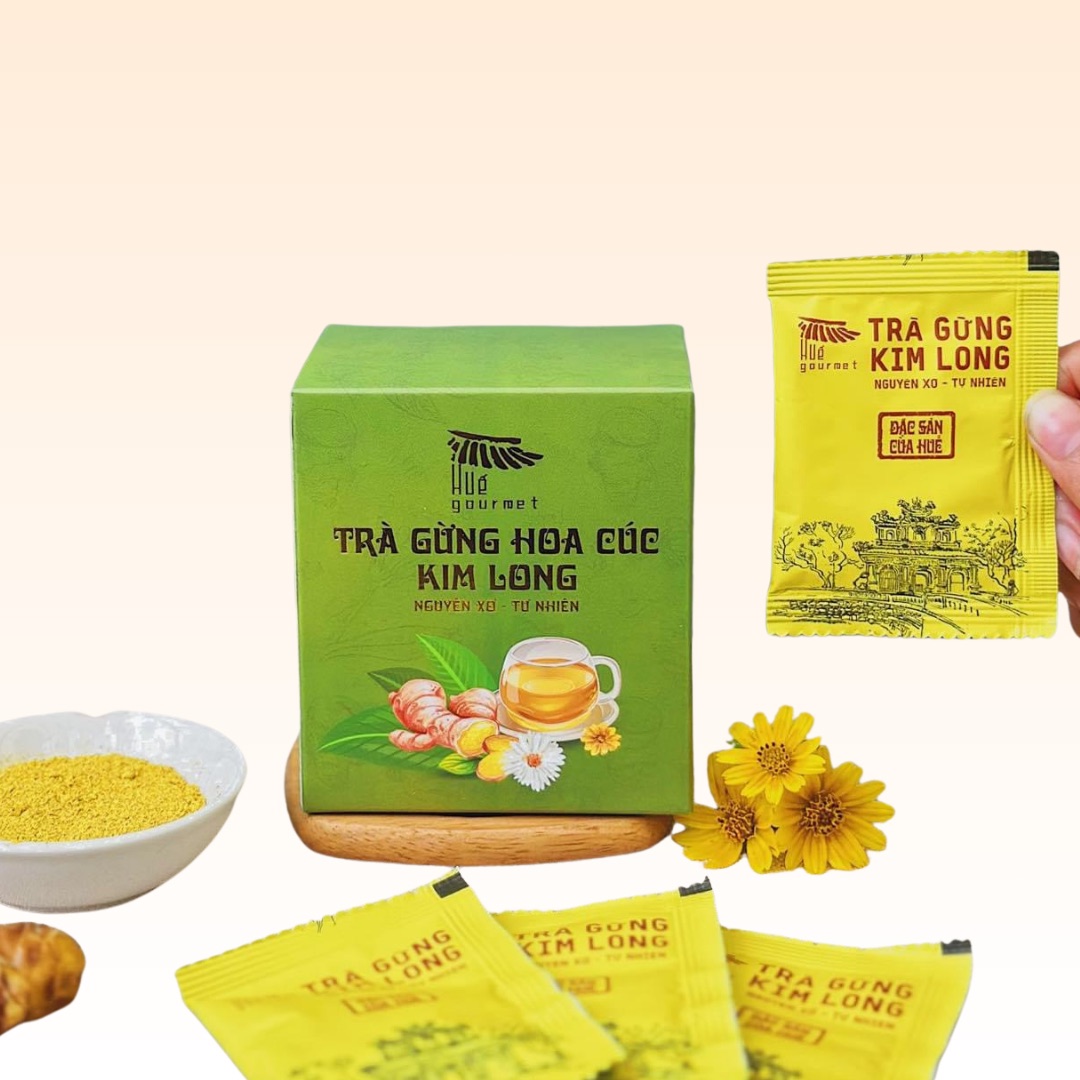 Trà gừng hoa cúc