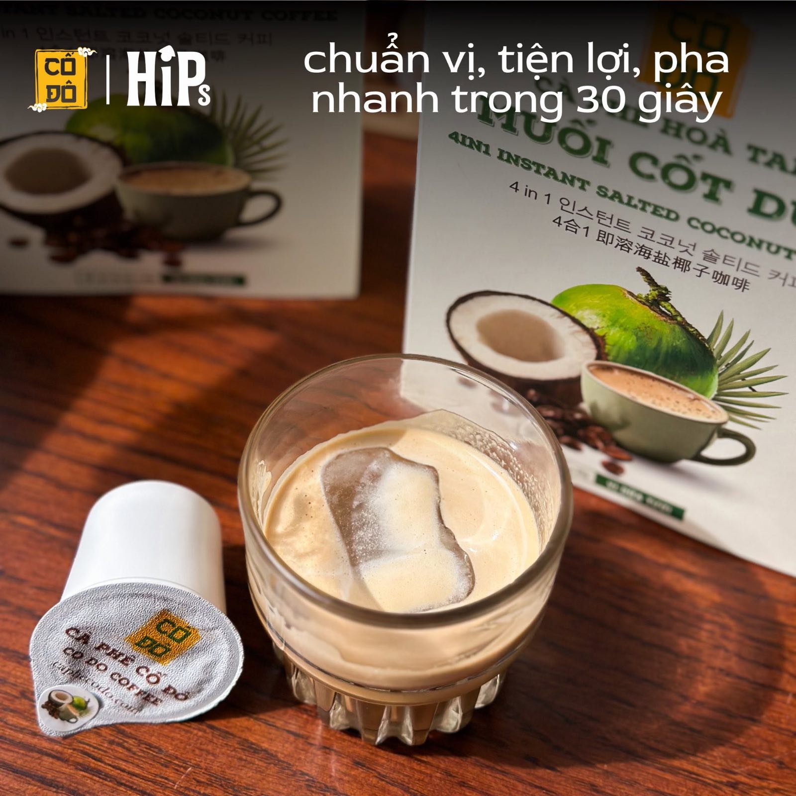 Cà Phê Muối Vị Dừa
