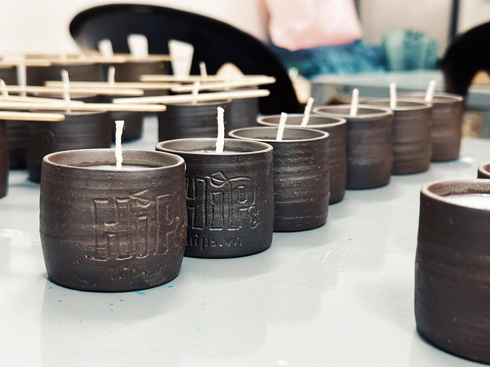 Nến thơm gốm Phước Tích