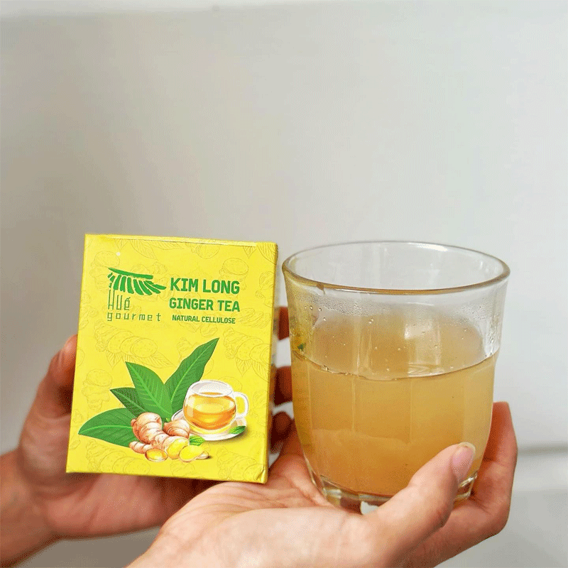 Trà gừng nguyên xơ